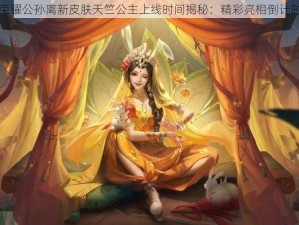 王者荣耀公孙离新皮肤天竺公主上线时间揭秘：精彩亮相倒计时启动