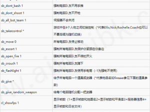 求生之路2游戏秘籍全览：解锁秘籍之路