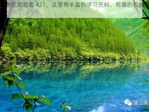 大地资源免费视频观看 421，这里有丰富的学习资料、有趣的视频教程，快来体验吧