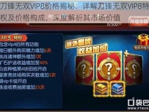 刀锋无双VIP8价格揭秘：详解刀锋无双VIP8特权及价格构成，深度解析其市场价值