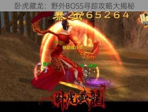 卧虎藏龙：野外BOSS寻踪攻略大揭秘