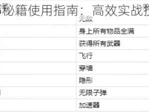 使命召唤5秘籍使用指南：高效实战技巧大揭秘