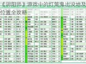 探寻《阴阳师》游戏中的灯笼鬼出没地及悬赏封印位置全攻略