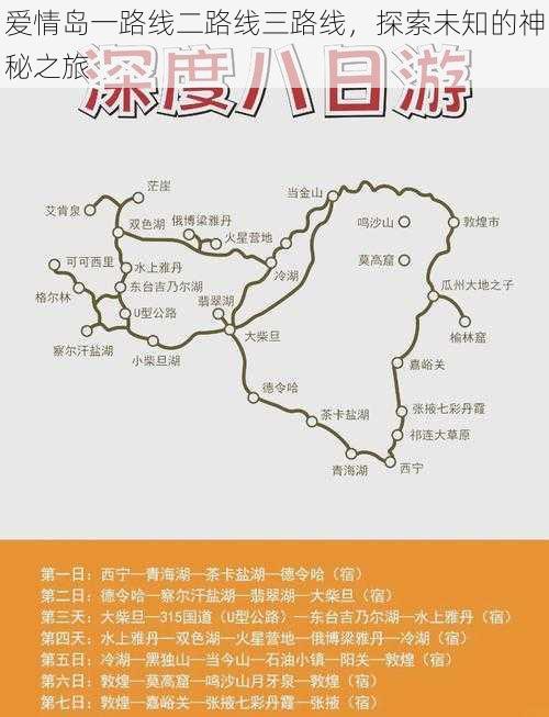 爱情岛一路线二路线三路线，探索未知的神秘之旅