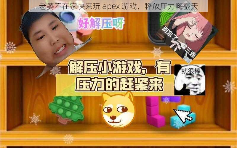 老婆不在家快来玩 apex 游戏，释放压力嗨翻天