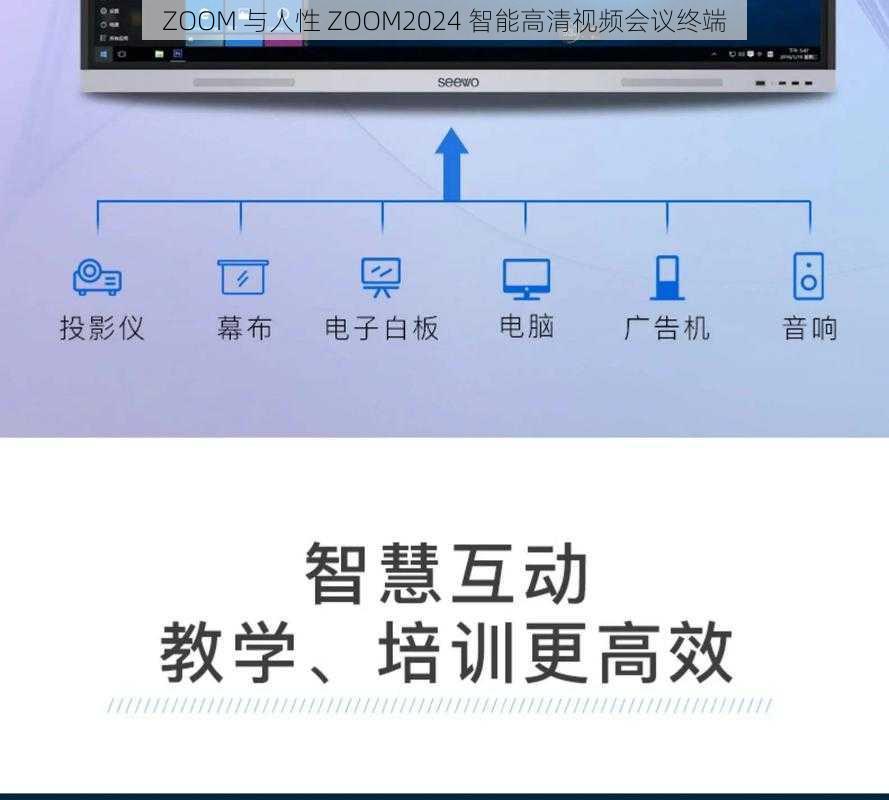 ZOOM 与人性 ZOOM2024 智能高清视频会议终端