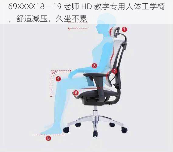 69XXXX18一19 老师 HD 教学专用人体工学椅，舒适减压，久坐不累