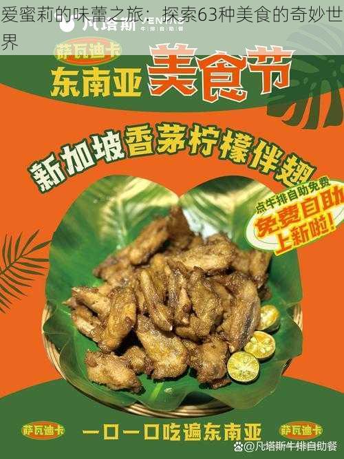 爱蜜莉的味蕾之旅：探索63种美食的奇妙世界