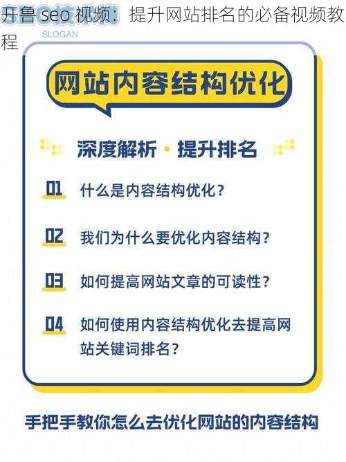 开鲁 seo 视频：提升网站排名的必备视频教程