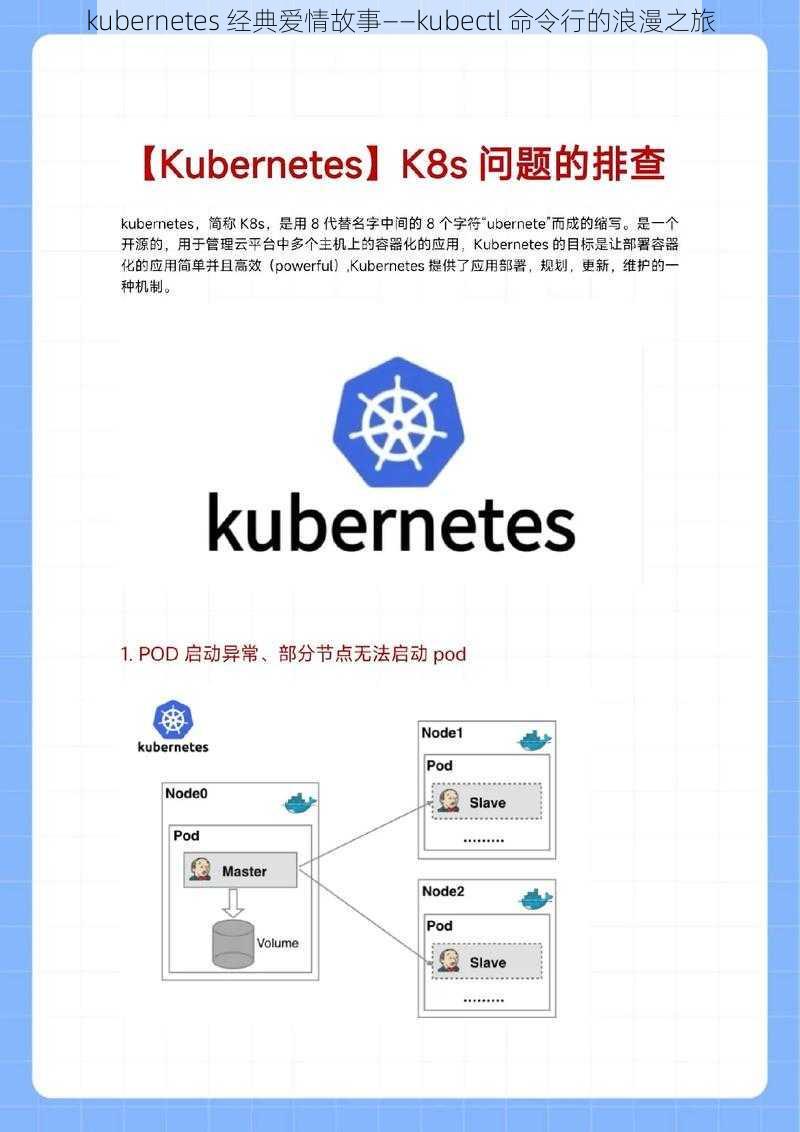 kubernetes 经典爱情故事——kubectl 命令行的浪漫之旅