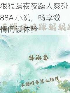 狠狠躁夜夜躁人爽碰 88A 小说，畅享激情阅读体验