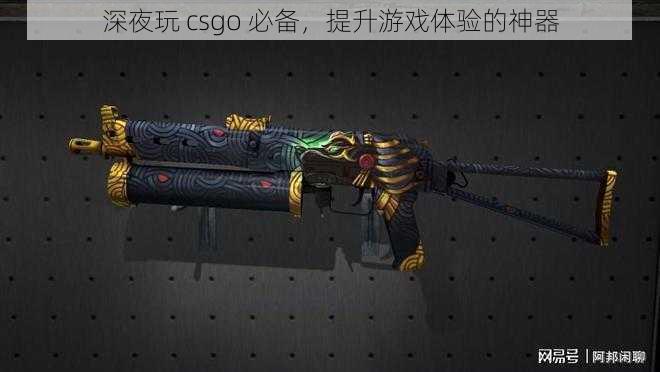 深夜玩 csgo 必备，提升游戏体验的神器