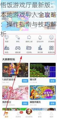 悟饭游戏厅最新版：本地游戏导入全攻略：操作指南与技巧解析