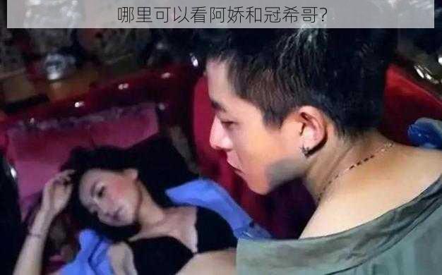 哪里可以看阿娇和冠希哥？