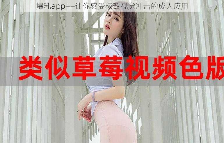 爆乳app——让你感受极致视觉冲击的成人应用