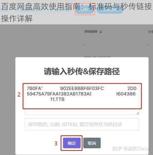 百度网盘高效使用指南：标准码与秒传链接操作详解