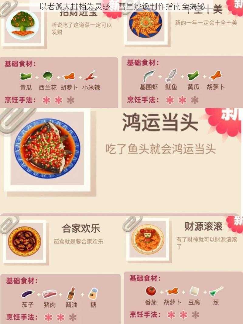 以老爹大排档为灵感：彗星炒饭制作指南全揭秘