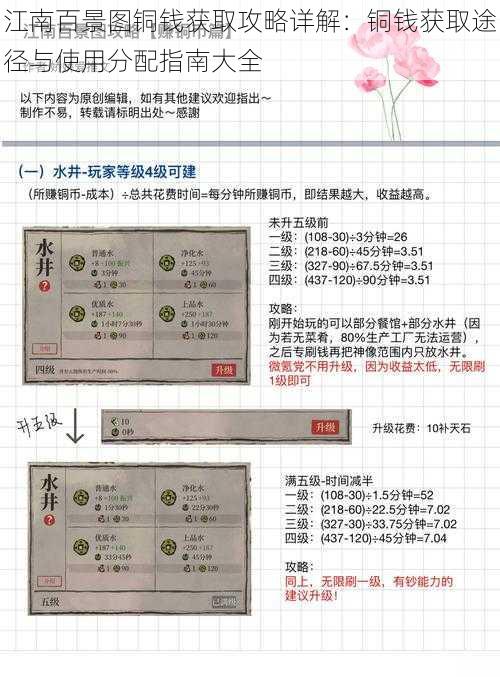 江南百景图铜钱获取攻略详解：铜钱获取途径与使用分配指南大全